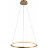 30W LED pakabinamas šviestuvas, 50cm, aukso sp., 3000K-6000K, dimeriuojamas