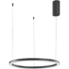 30W LED pakabinamas šviestuvas HOOP, juodas, CCT