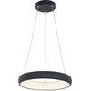 30W LED pakabinamas šviestuvas, juodas, 3000K, dimeriuojamas, 2044