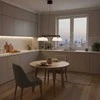 30W LED pakabinamas šviestuvas MONTIELA, juodos/aukso/baltos sp., 3000K