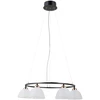 30W LED pakabinamas šviestuvas MONTIELA, juodos/aukso/baltos sp., 3000K