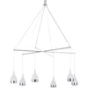 30W LED pakabinamas šviestuvas TELESTO, chromo sp., 3000K