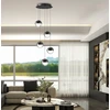 30W LED pakabinamas šviestuvas ZIREA, tamsaus chromo sp., 3000K, 4329900