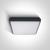 30W LED plafonas, antracito sp., 3000K, 67363A/AN/W
