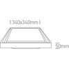 30W LED plafonas, antracito sp., 3000K, 67384A/AN/W