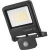 30W LED prožektorius ENDURA, tamsiai pilkas, 3000K, su judesio davikliu, IP44