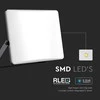 V-tac 30W LED prožektorius, juodu korpusu, 3000/4000/6500K