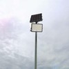 V-tac 30W LED prožektorius su saulės baterija, juodas, 6400K