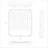 Pakabinamas šviestuvas 30W LED prožektorius TIMBO, pilkas, 4000K