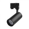 30W LED šviestuvas į bėgelius, juodas, 3000/4000/6400K