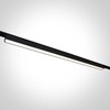 30W LED šviestuvas į magnetines sistemas FLAT, juodas, 3000/4000/5000K, 48V, 120°, 43100FD/B/V