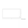 Sieninis šviestuvas 30W LED šviestuvas - veidrodis, anoduoto aukso sp., 3000/4000K, dimeriuojamas, IP44, 25394