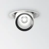 Ideal Lux 30W recessed lamp NOVA, 3000K, chrome