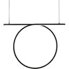31W LED pakabinamas šviestuvas KELSI, juodas, 3000K, 4325700
