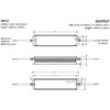 320W LED maitinimo šaltinis MCHQ-GA, 24V, PFC, IP65