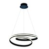 32,9W LED pakabinamas šviestuvas SIGMA, juodas, 3000K, 4247900
