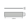 Ledvance 32W LED panelė PANEL 4IN1, 1200x300mm, balta, 3000K, UGR19