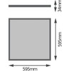 Ledvance 32W LED panelė PANEL 4IN1, 3000K