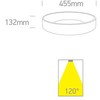 Lubinis šviestuvas 32W LED paviršinis šviestuvas, antracito sp., 2700/3000/4000K, 62132N/AN/V