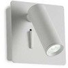3,2W LED sieninis šviestuvas TOMIX, baltas, 3200K, 01-2338