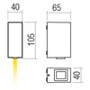Sieninis šviestuvas 3,36W LED sieninis lauko šviestuvas ACE, tamsiai pilkas, 3000K, IP54, 90415