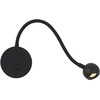 3,3W LED sieninis šviestuvas SEBASTIAN, juodas, 3000K, 4270900