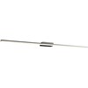 34,32W LED sieninis šviestuvas BARRIO, juodas, 3000K, IP44, 01-2510