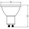 Ledvance 3,4W LED lemputė, GU10, 2700K, dimeriuojama
