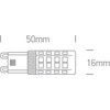 3,5W LED lemputė, dimeriuojama, G9, 3000K, 7103ALGD/W