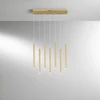 35W LED pakabinamas šviestuvas PYPE, aukso sp., CCT