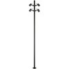 35W LED pastatomas lauko šviestuvas, juodas, 3000K, IP65, E406