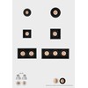 36W LED įleidžiamas šviestuvas MOVE, juodas, 2700/3000K, IP44, E3984173N