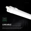 36W LED linijinis paviršinis šviestuvas G-SERIES, 120cm, baltas, 3000/4000/6500K, IP65