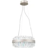 36W LED pakabinamas šviestuvas HORNA, šampano sp./skaidrus, 3000K