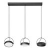 36W LED pakabinamas šviestuvas PUCK, juodas, 3000K