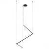 Bikuvalt 36W LED pakabinamas šviestuvas STICK, juodas, 3000K, dimeriuojamas, 01-2799