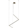36W LED pakabinamas šviestuvas STICK, matinės žalvario sp., 3000K, dimeriuojamas, 01-2798