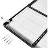 36W LED paviršinė/įleidžiama panelė BRISBANE PREMIUM, juoda, 4000K