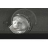 36W LED sieninis fasado šviestuvas, tamsiai pilkas, 3000K, IP65, E496