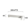 Viokef 3+6W LED sieninis šviestuvas MOLLY, baltas, 3000K, 4243500