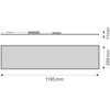 Ledvance 37W LED panelė BIOLUX HCL PANEL ZIGBEE GEN 2, 2700…6500K, dimeriuojama