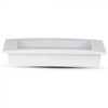 3,8W LED evakuacinis šviestuvas, baltos/juodos sp., 6000K, CREE LED chip