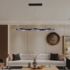 V-tac 38W LED pakabinamas šviestuvas, juodas, 3000K