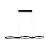 V-tac 38W LED pakabinamas šviestuvas, juodas, 3000K