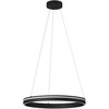 38W LED pakabinamas šviestuvas VALDIS, juodas, 3000/4000K