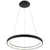 Italux 38W LED pakabinamas šviestuvas VICO, juodas, 3000/4000K