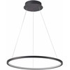 Italux 38W LED pakabinamas šviestuvas VINOLA, juodas, 3000/4000K