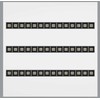 38W LED panelė DOMINO, balta, 4000K