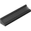 3m LED juostos profilio CORNER10, juodai anoduotas