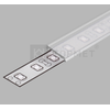 3m LED juostos profilio dangtelis C2 CLICK, skaidrus